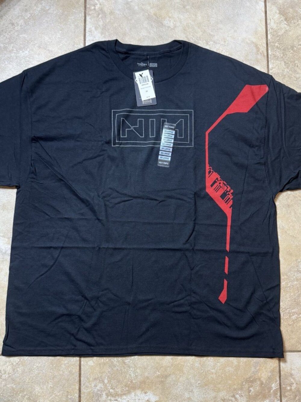 Nine Inch Nails X Tron: Ares Double-Sided T-Shirt 2XL Hot Topic Exclusive NEW